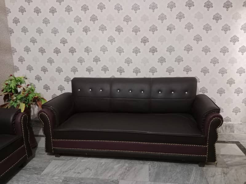 Leather Sofa Set 2