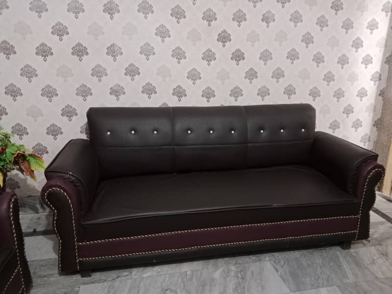 Leather Sofa Set 4