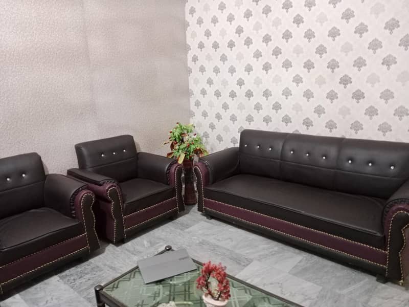 Leather Sofa Set 6