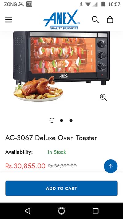 40 liter anex campeni oven new 1 bar bi ues nhi kiye jasa liye tha wa