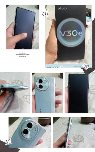Vivo v30e 5g complete box