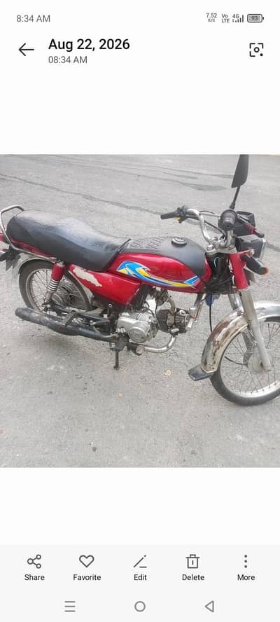 China Bike 70. super Star. . 2017 model. . new tyires in good condition
