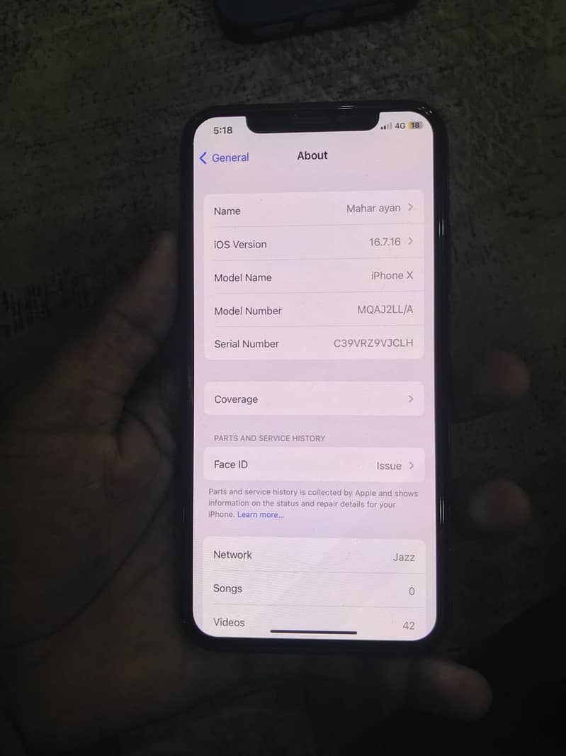 Apple iPhone X 8