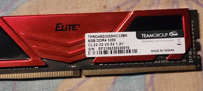 8GB DDR4 3200Mhz Elite TeamGroup RAM