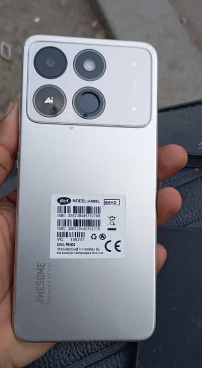 a50c itel wornti safy 10 month daba chrgar