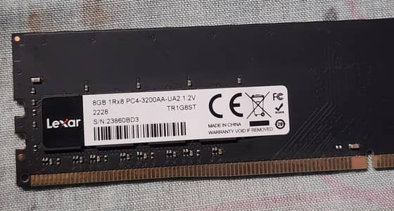 8GB DDR4 3200Mhz Lexar Ram