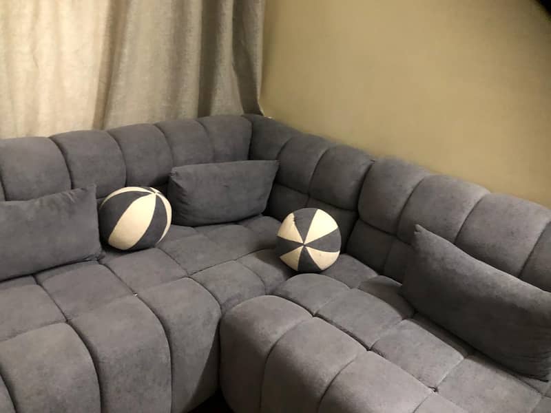 bubble L shaped sofa 3