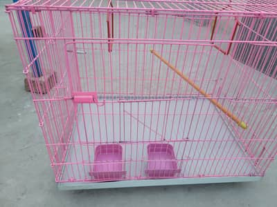Beautiful Pink Bird Cage / Parrot Cage