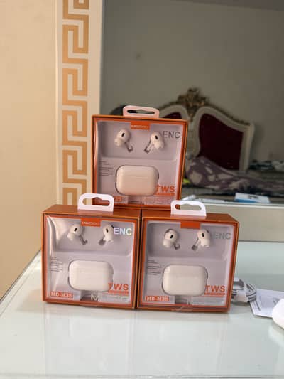M35 TWS Wireless Earbuds | Bluetooth 5.0 | ENC Noise Cancellation |
