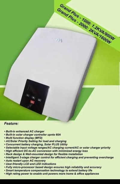 NS Inverter 12v Grand Plus 1000: 1.2KV