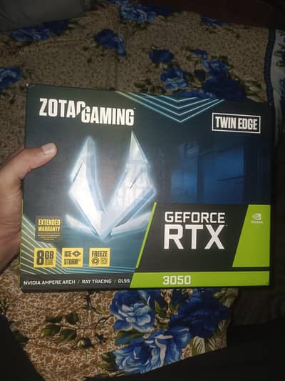 RTX 3050 With Box brand New Condition