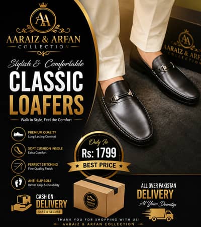 Premium Classic Loafers for Men | Stylish & Comfortable | Rs. 1799
