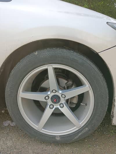 alloy rims+ tyres