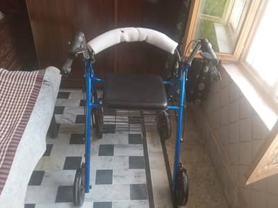 4-wheel rollator walker (rolling walker)