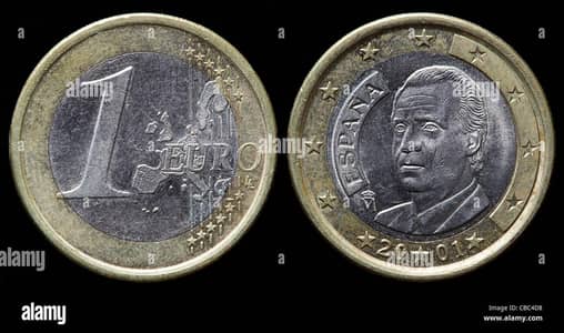 Spain_coin 1 euro 