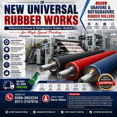 Gravure Printing Machine Rubber Roller | Rotogravure Rubber Rollers
