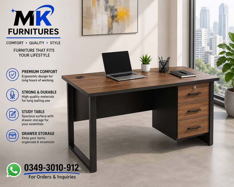 Study Table | laptop table | Gaming Table | Executive Table | Table 3