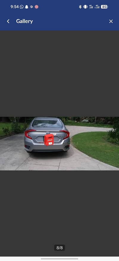 Honda Civic Oriel 2017