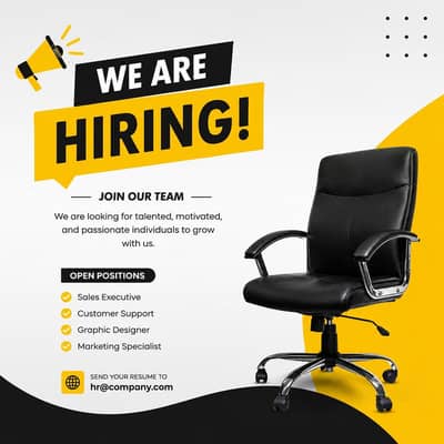 OFFICE WORK AVAILABLE FOR MALES AND FEMALES