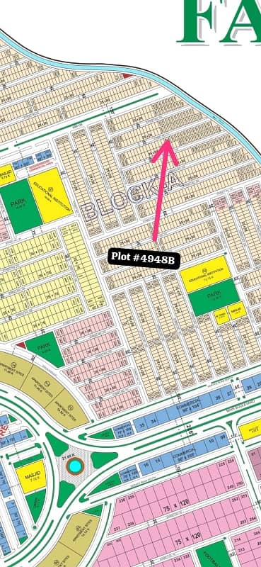 Faisal Hills Plot size 25x50 Plot is available for sale  Block - A Plot # 4948-B  NDC Open Price : 72 lac