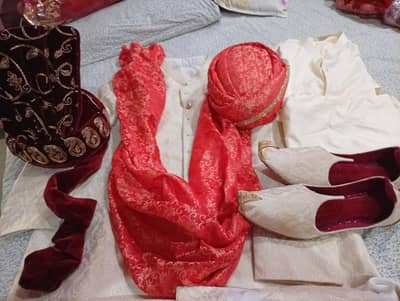  Beautiful Groom Wedding Dress Complete Set for Sale
