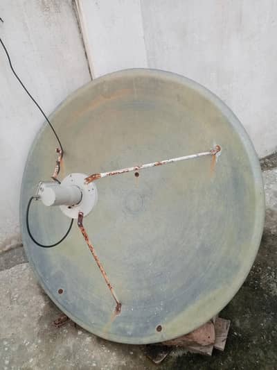 Dish  with Receiver & 15/20 yards wire