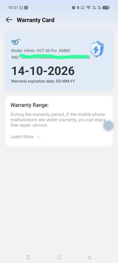 infinix hot 60 pro