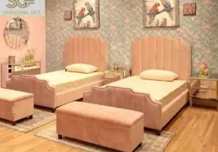 Single bed - Single poshish bed - 2 single beds with side tables