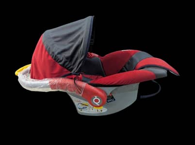 Baby Car Seat Carry Cot for Newborn - Red & Grey - Like New - For Sale