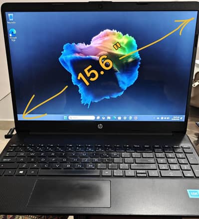Full black Intel N4500 HP 15.6 inch laptop 8 GB RAM 256 GB NVme SSD