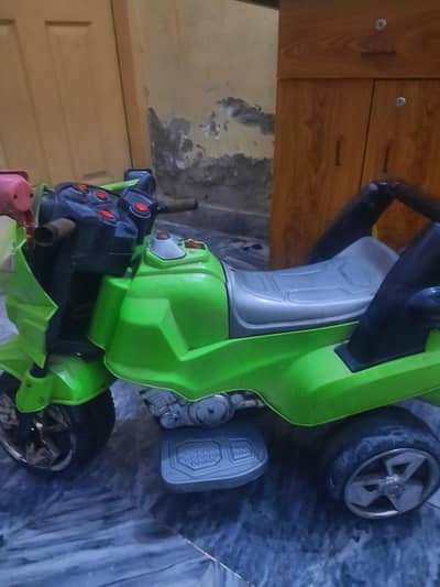 this bike is working on battery
