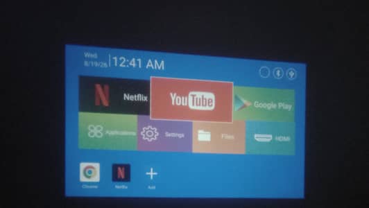 projector with Android Version latest upgraded