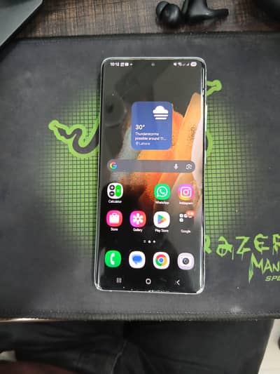 Samsung Mobile S21 Ultra offical pta 12gb 256gb box