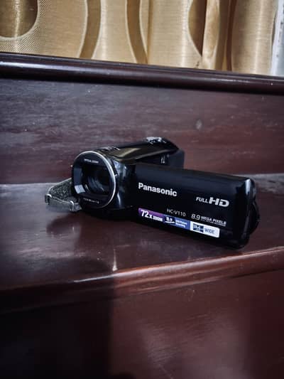 Panasonic HC-V110 Full HD Camcorder - 72x Zoom*