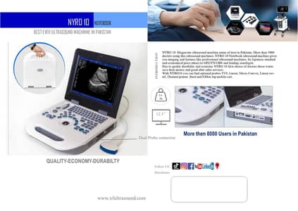 Hot Sale notebook Portable Ultrasound Scanner NYRO 10 Utltasound