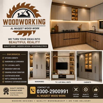 Carpenter Service- Custom Furniture & Wood Work Services o3oo29oo991