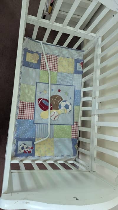 tinnies brand wooden baby cot