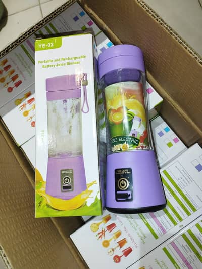 Portable Rechargeable USB Juicer Blender Bottle