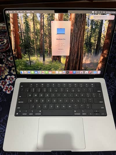 MacBook Pro M4 chip 14”16/1tb 100%health 18cycles Apple care plus wa