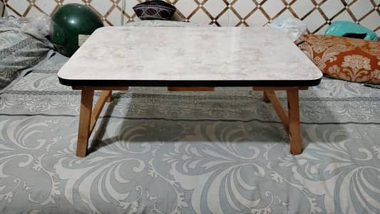 Multi-Purpose Wooden Folding Table – Portable Lap Desk for Study