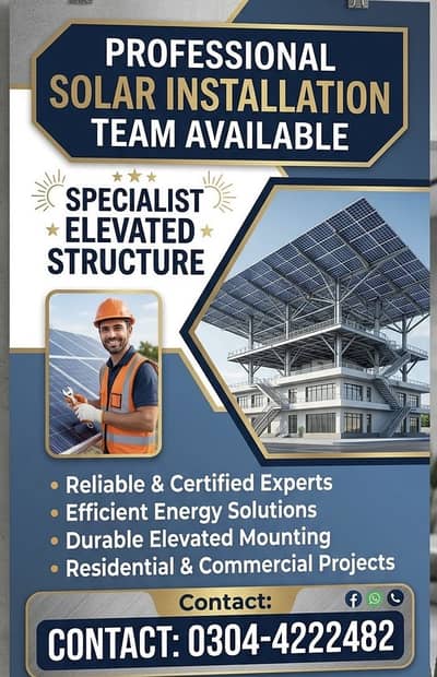 Solar installation team available