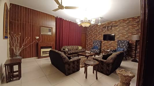 Premium Fully furnished portions Lower ( 3 bedrooms) and Upper (3 bedrooms) separately available at very affordable rates