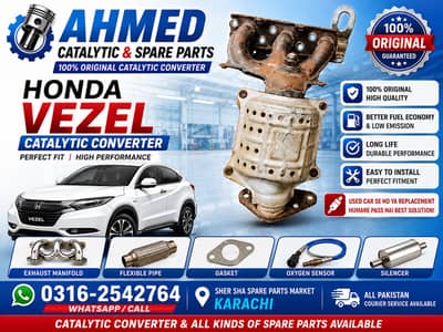 Honda Vezel Original Japanese Catalytic Converter | Genuine