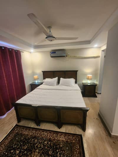 Three bed furnished apartment available for rent in Islamabad markez