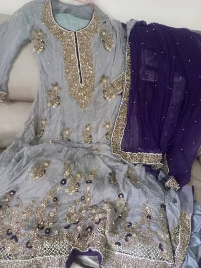 One day use waleema dress 10/10 new maxi style