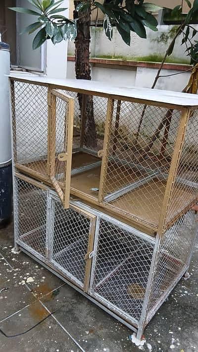 wooden cage