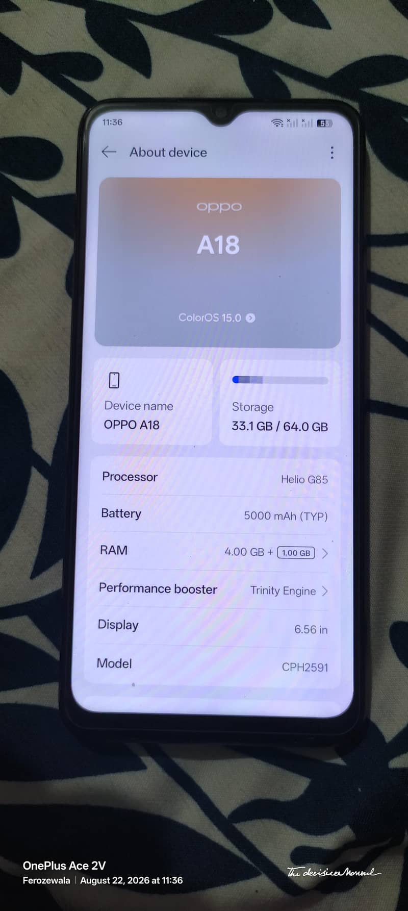 OPPO A18 6