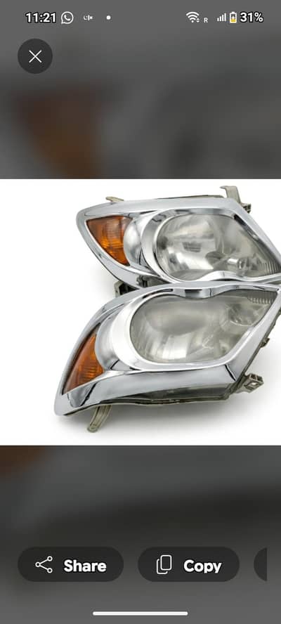 Toyota Hilux vigo 2006 body parts  kit used  bumper  bonnet  headlight