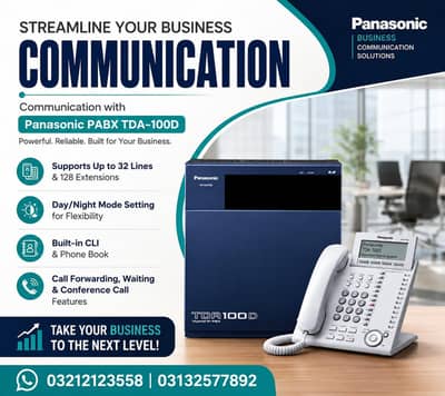 Panasonic pabx intercom programming installation 0321-2123558