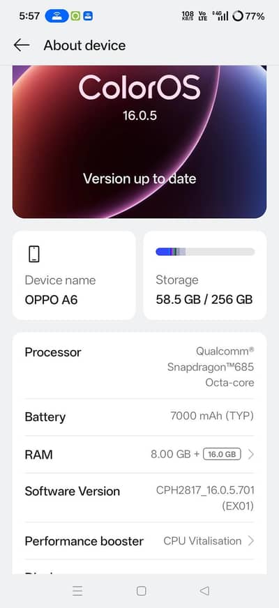 OPPO A6